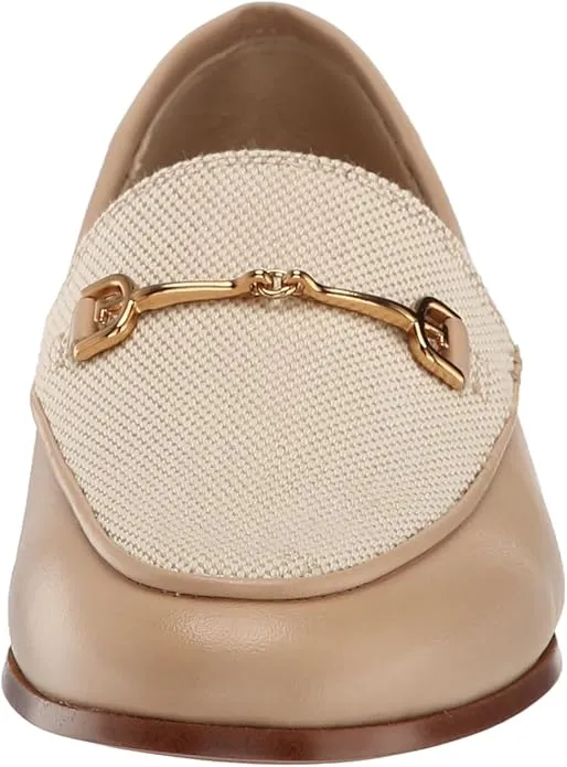 Military discount On Toe Edelman Loraine Sam Classic Almond Wide Slip Sandshell Sale-priced Leather Loafers
