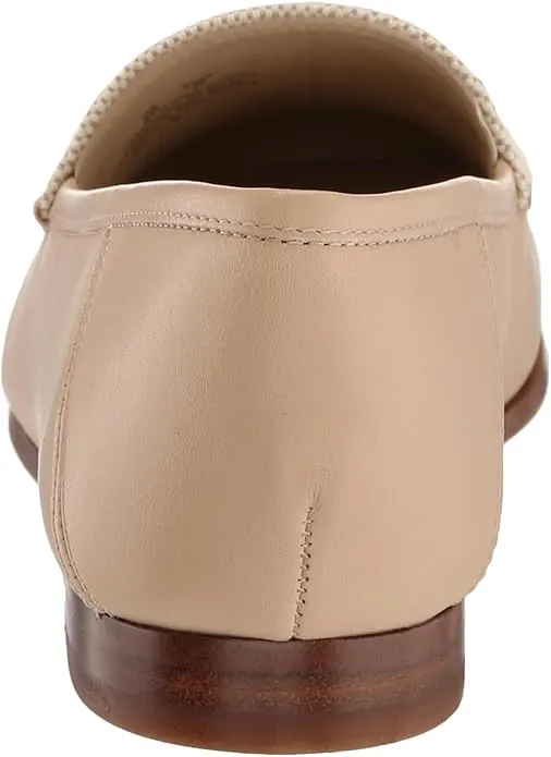 Military discount On Toe Edelman Loraine Sam Classic Almond Wide Slip Sandshell Sale-priced Leather Loafers