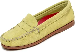 Minnetonka Mellony Penny – Women's Penny Loafer Design, Water and Stain Resistant, Genuine Suede, and Lightweight Sole