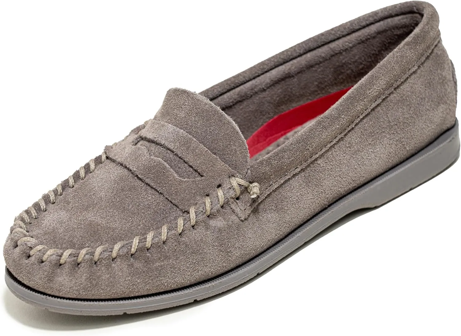 Minnetonka Mellony Penny – Women's Penny Loafer Design, Water and Stain Resistant, Genuine Suede, and Lightweight Sole