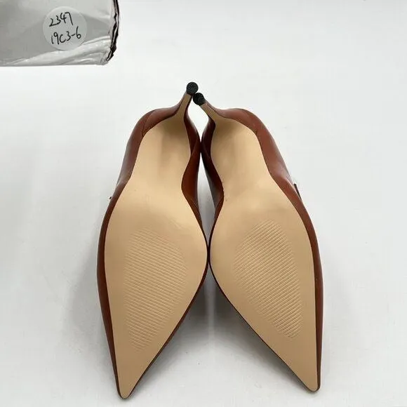 Miss left Women Stiletto High Heel Loafer Pumps with Trim Closed Pointed Toe Sli