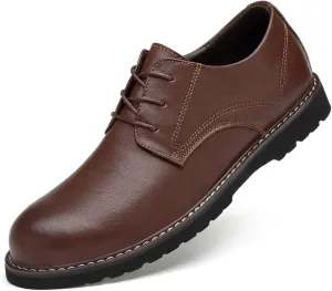 MWX Men's Dress Oxford Shoes Lace Up Formal Oxford Classic Round Toe Casual Shoes