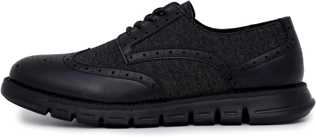 Nautica Men's Knit Dress Oxford Dress Sneakers: Breathable, Stylish, Lightweight & Comfortable - Ideal for Business or Walking