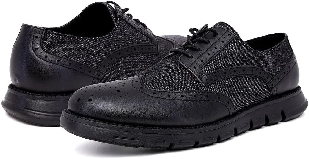 Nautica Men's Knit Dress Oxford Dress Sneakers: Breathable, Stylish, Lightweight & Comfortable - Ideal for Business or Walking