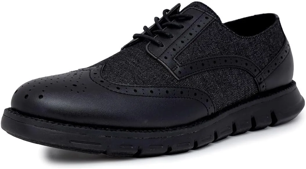 Nautica Men's Knit Dress Oxford Dress Sneakers: Breathable, Stylish, Lightweight & Comfortable - Ideal for Business or Walking