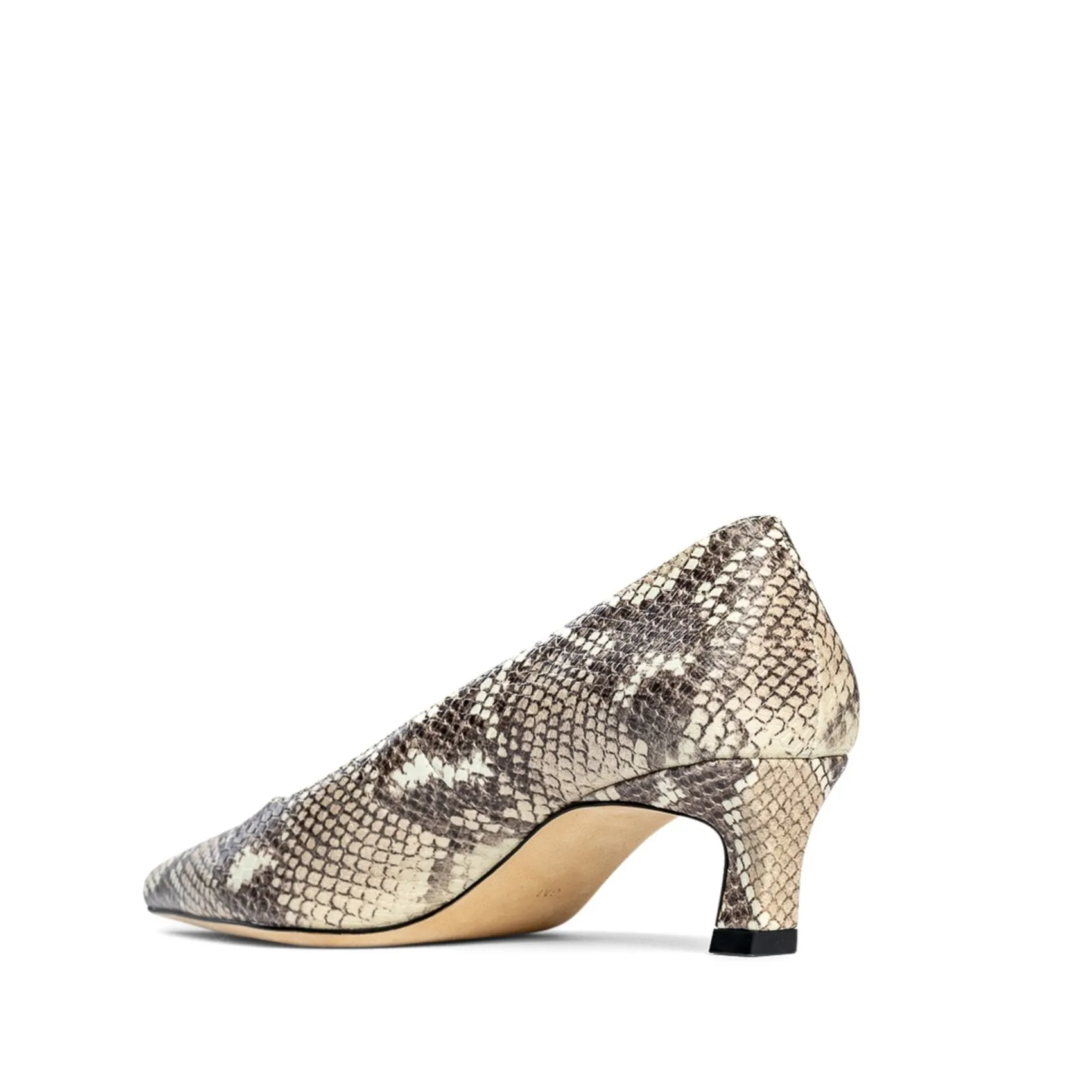 Nellie Snakeprint Leather Pump