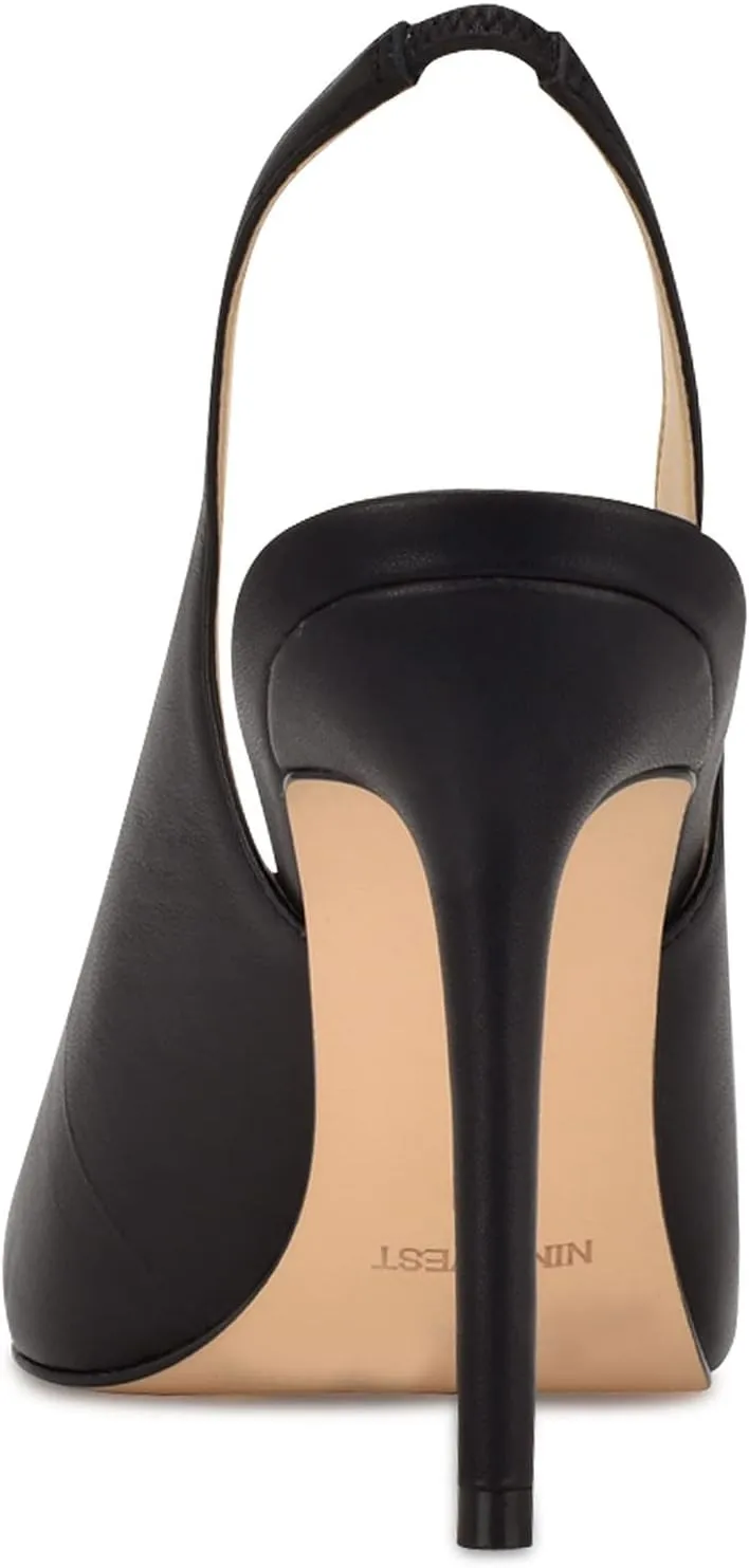 Nine West Women's Feather Pointy Toe Slingback Pump