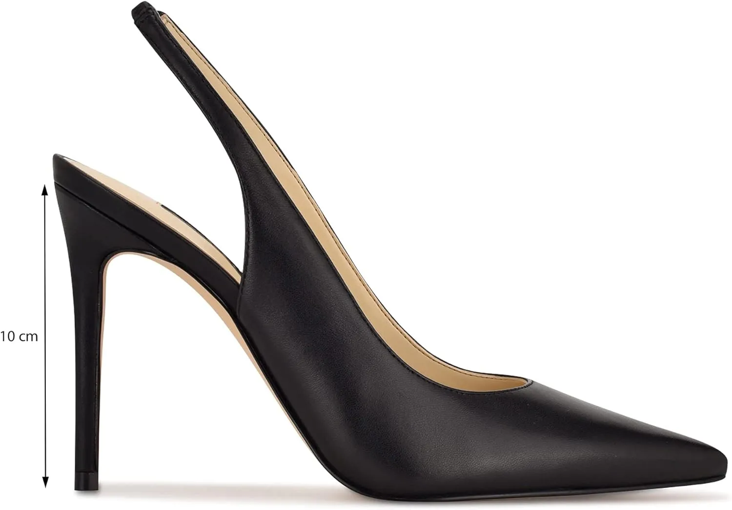 Nine West Women's Feather Pointy Toe Slingback Pump