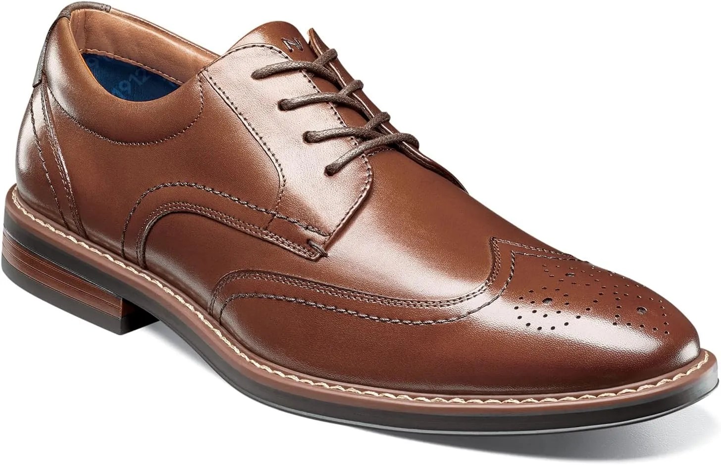 Nunn Bush Men's, Centro Flex Wingtip Oxford