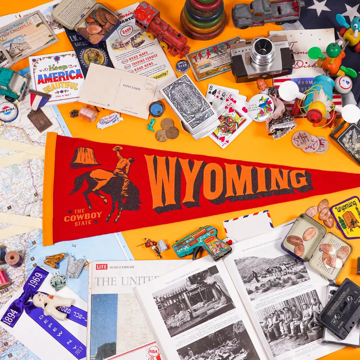Oxford Pennant Wyoming Cowboy