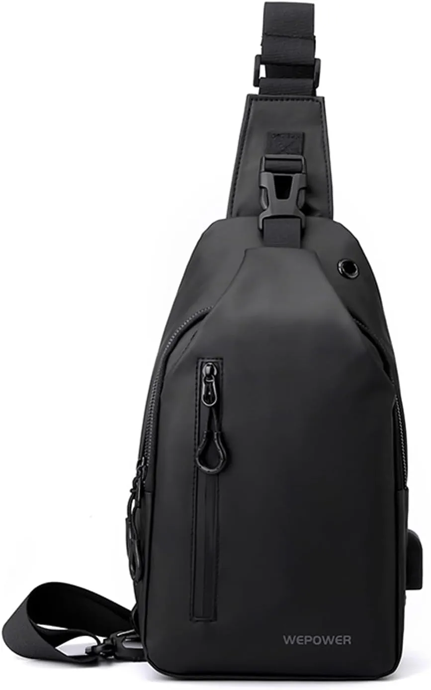 Oxford Sling Bag Backpack Crossbody Chest Pack for Men Women