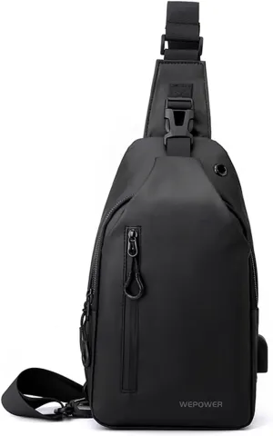 Oxford Sling Bag Backpack Crossbody Chest Pack for Men Women
