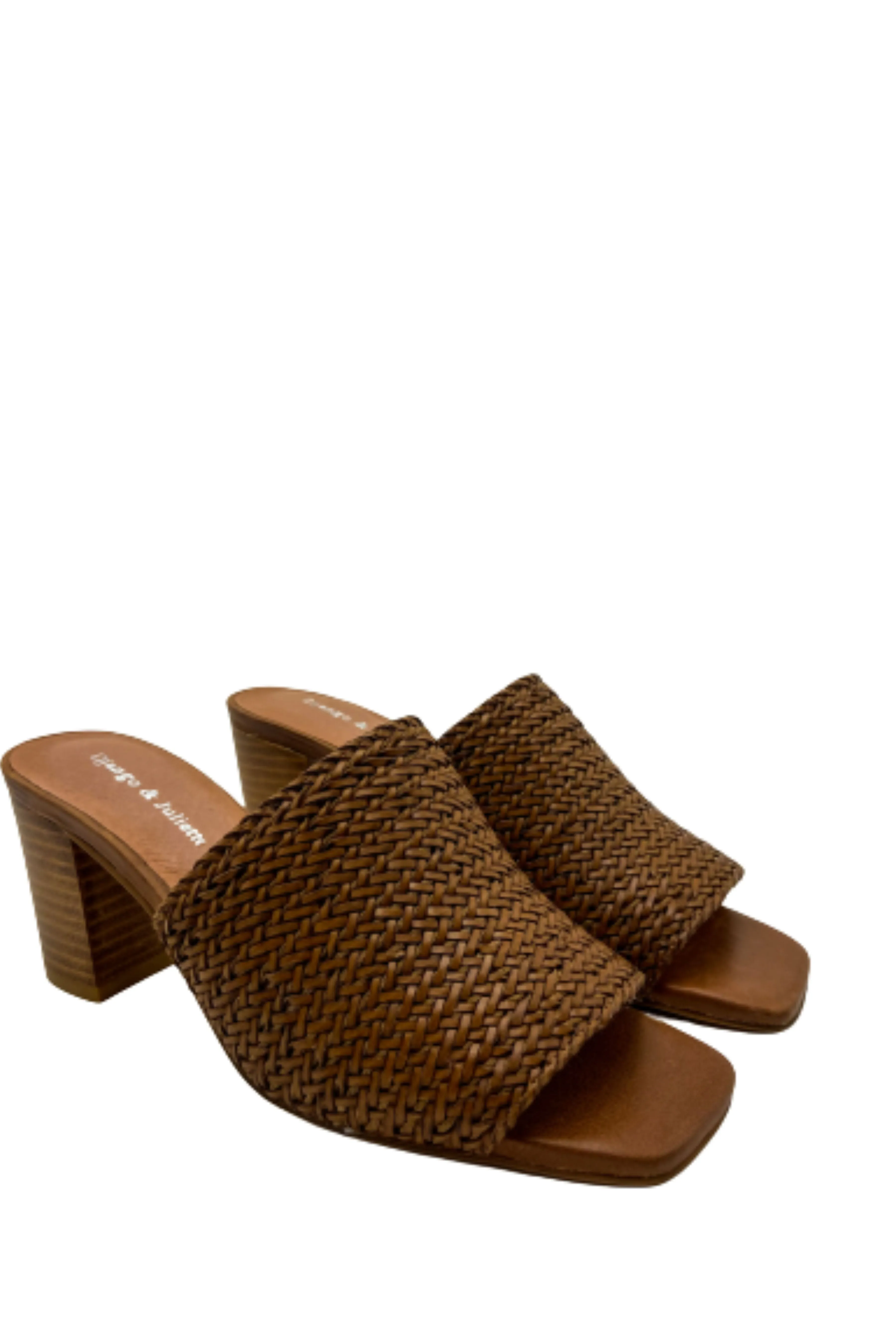 Paiton Mule - Tan Weave Leather