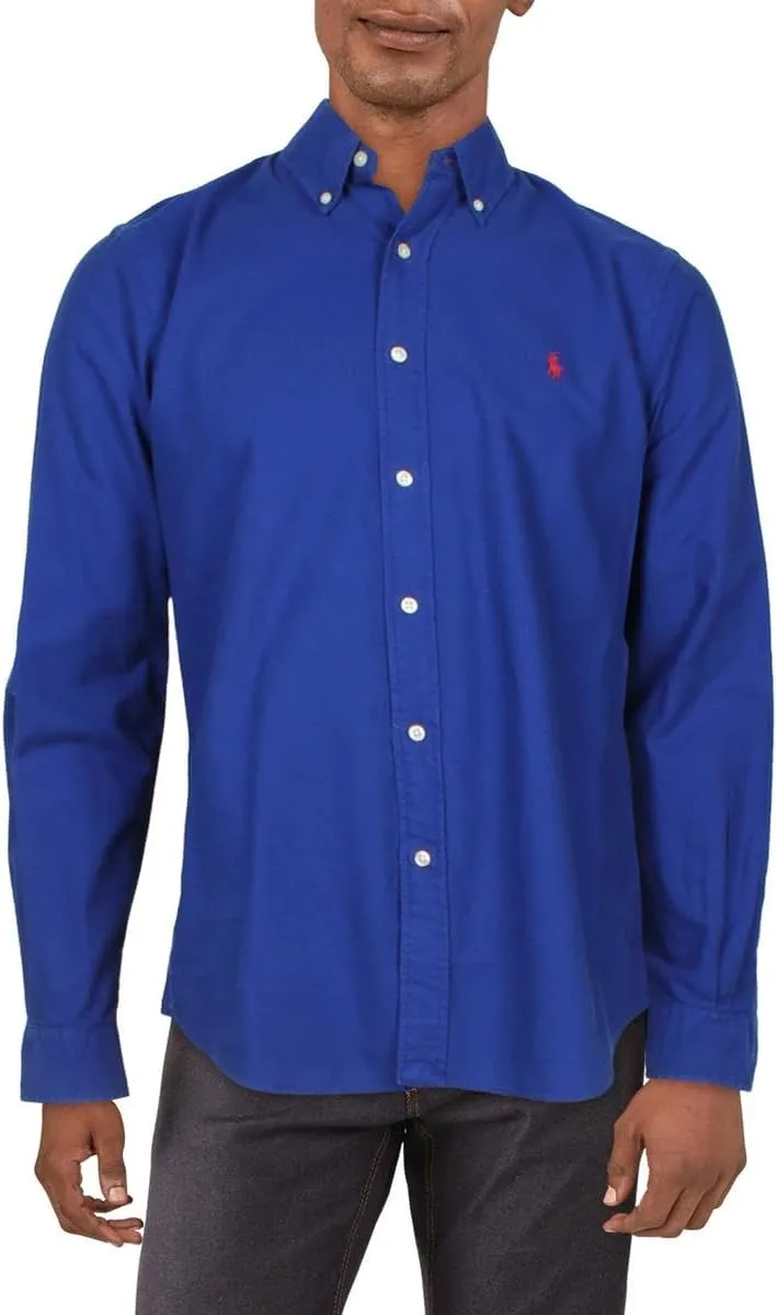 Polo Ralph Lauren Men's Classic Oxford Long Sleeve Sport Shirt