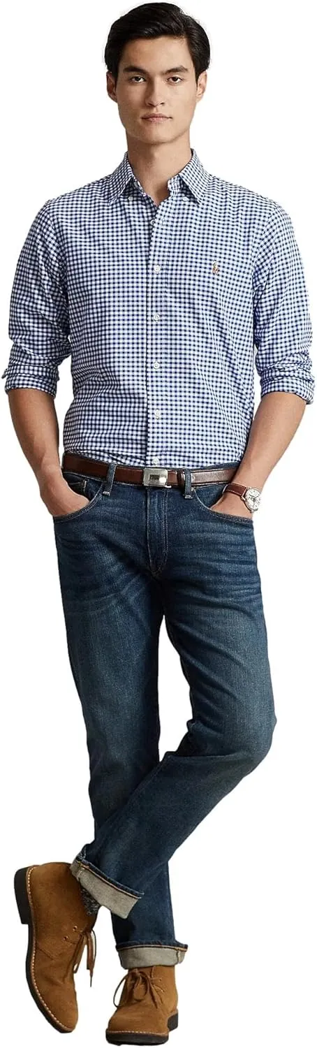 POLO RALPH LAUREN Men's Classic Oxford Long Sleeve Sport Shirt