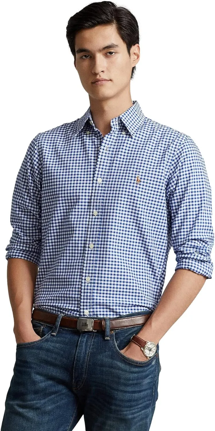POLO RALPH LAUREN Men's Classic Oxford Long Sleeve Sport Shirt