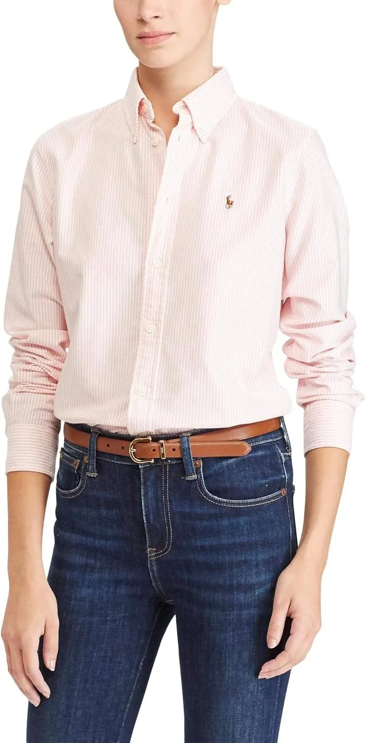 POLO RALPH LAUREN Women's Oxford Classic Fit Button Down Shirt