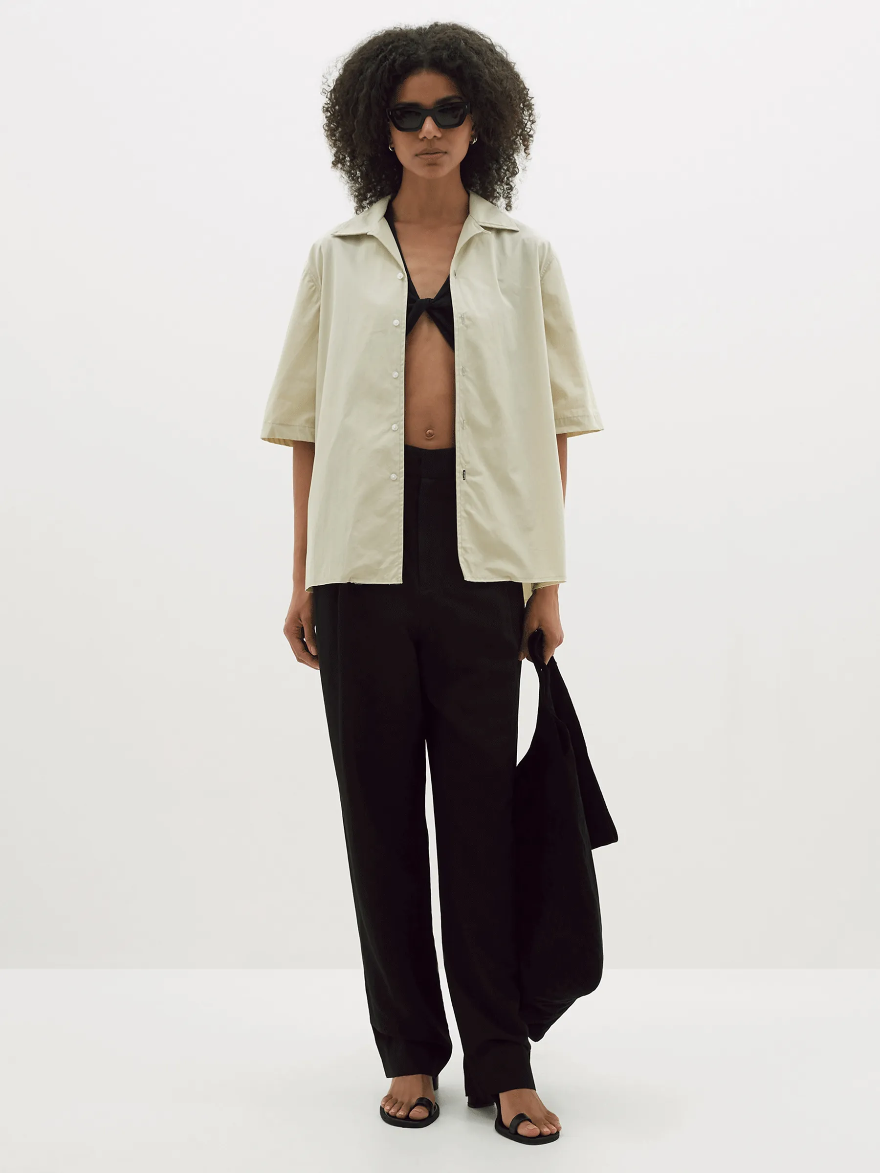 Poplin Raw Detail Shirt