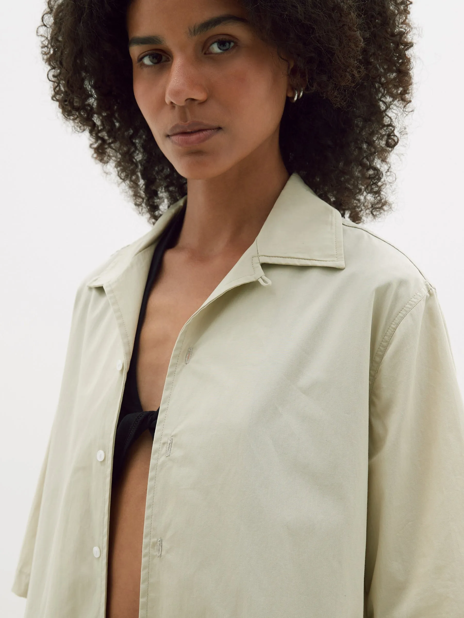 Poplin Raw Detail Shirt