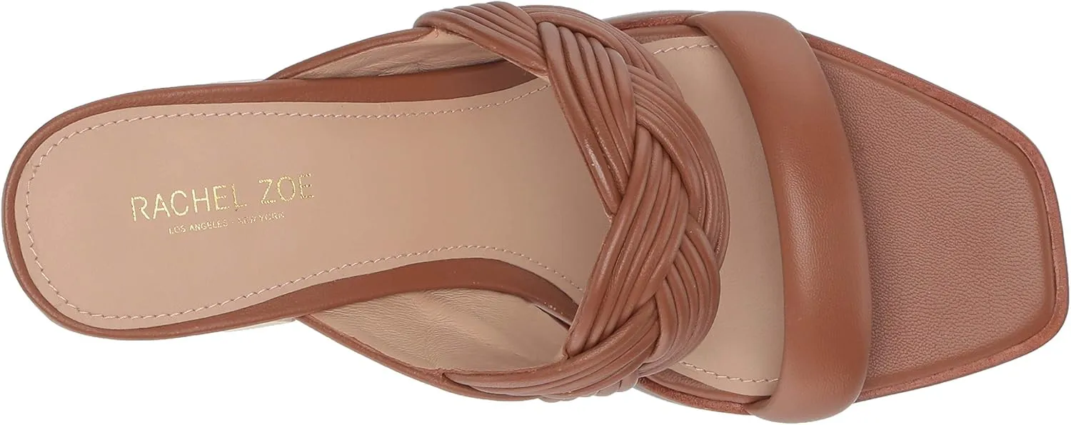 Rachel Zoe Women's Tara Peep Toe Mule Heeled Sandal