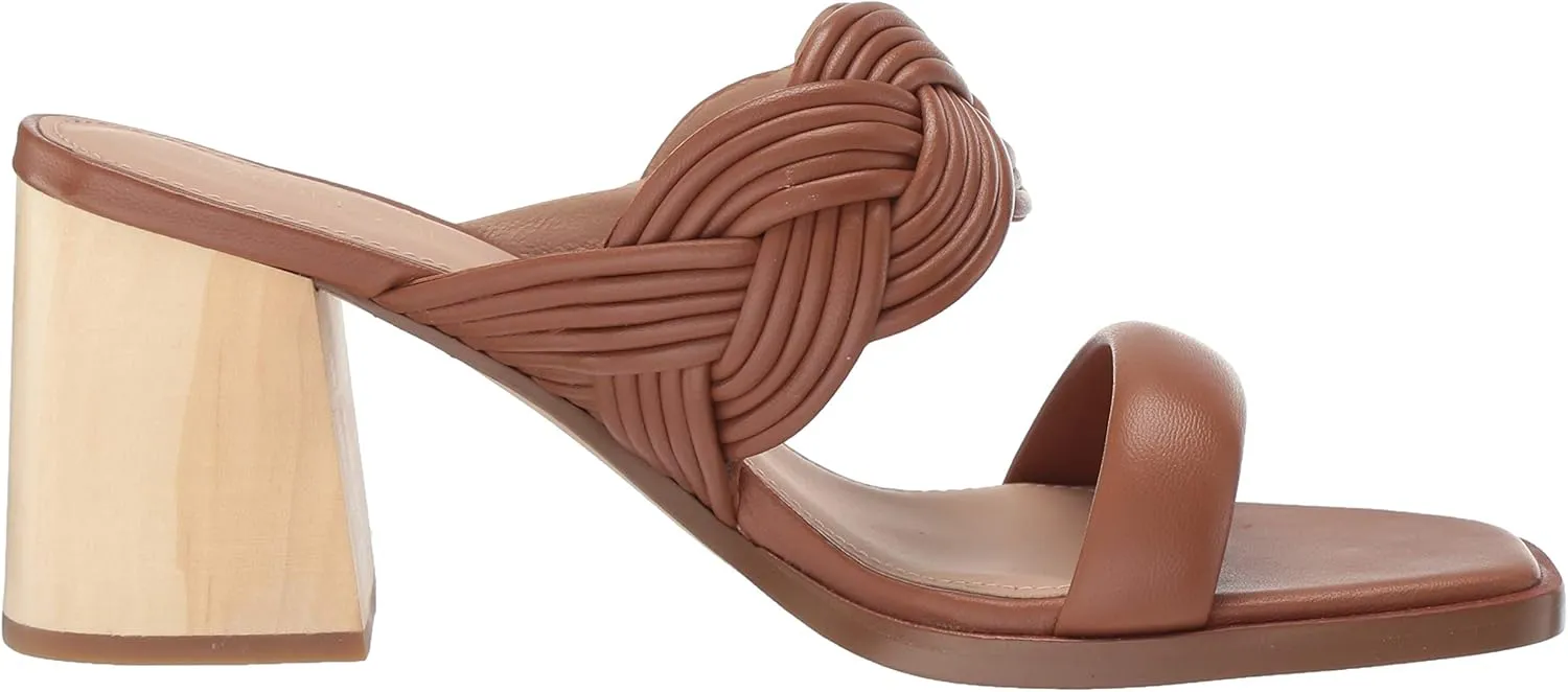 Rachel Zoe Women's Tara Peep Toe Mule Heeled Sandal