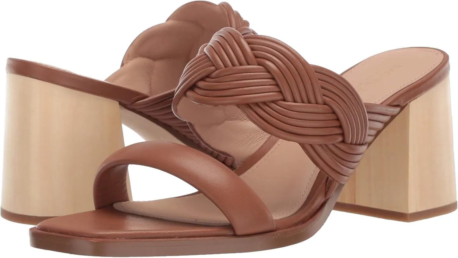 Rachel Zoe Women's Tara Peep Toe Mule Heeled Sandal