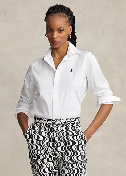 Ralph Lauren Womens Cotton Classic Fit Shirt