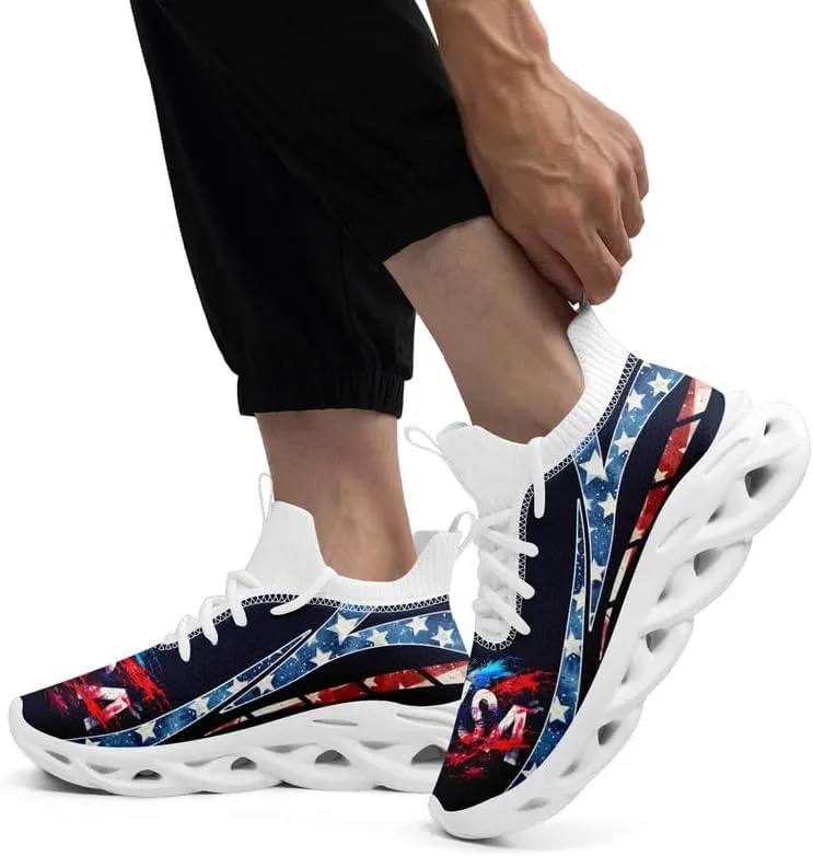 Running Shoes Fashion Walking Sneaker Lightweight Breathe Slip On Tennis Shoes Gifts for Men Women