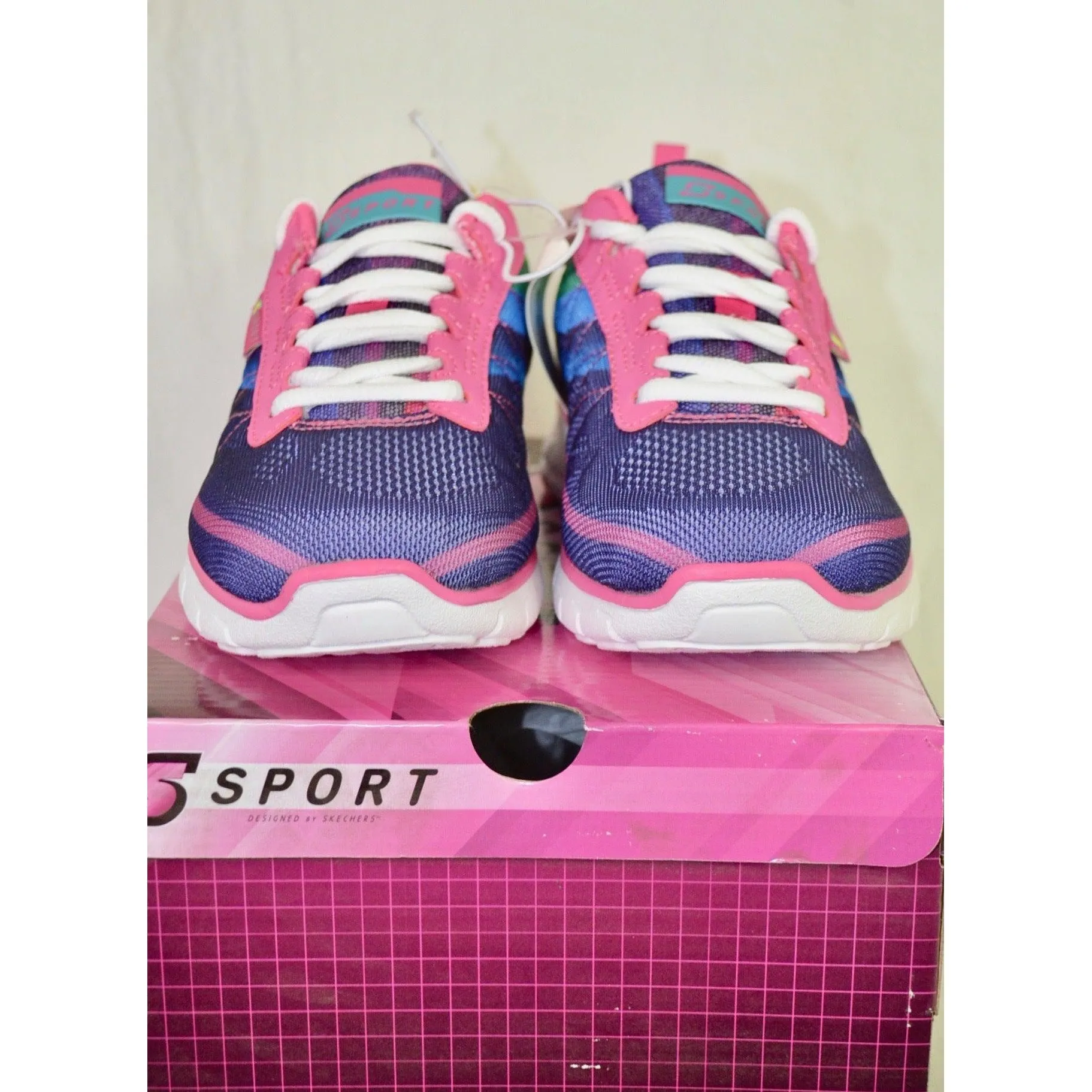 S Sport Designed By Skechers Unbroken Performance Athletic Shoes Rainbow 1