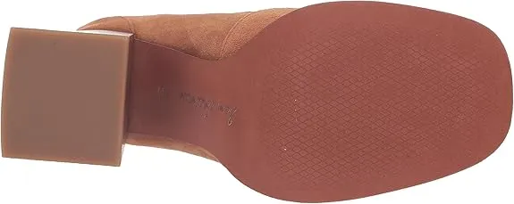 Sam VIP-only deal Leather Edelman Brown Privacy-protected Frontier Heeled Squared Block On Toe Quinly Pumps Slip