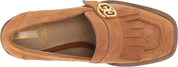 Sam VIP-only deal Leather Edelman Brown Privacy-protected Frontier Heeled Squared Block On Toe Quinly Pumps Slip