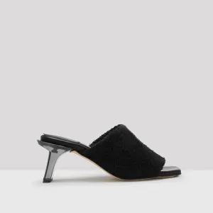 Sandals Black Towel Fully-featured Free returns Wendy