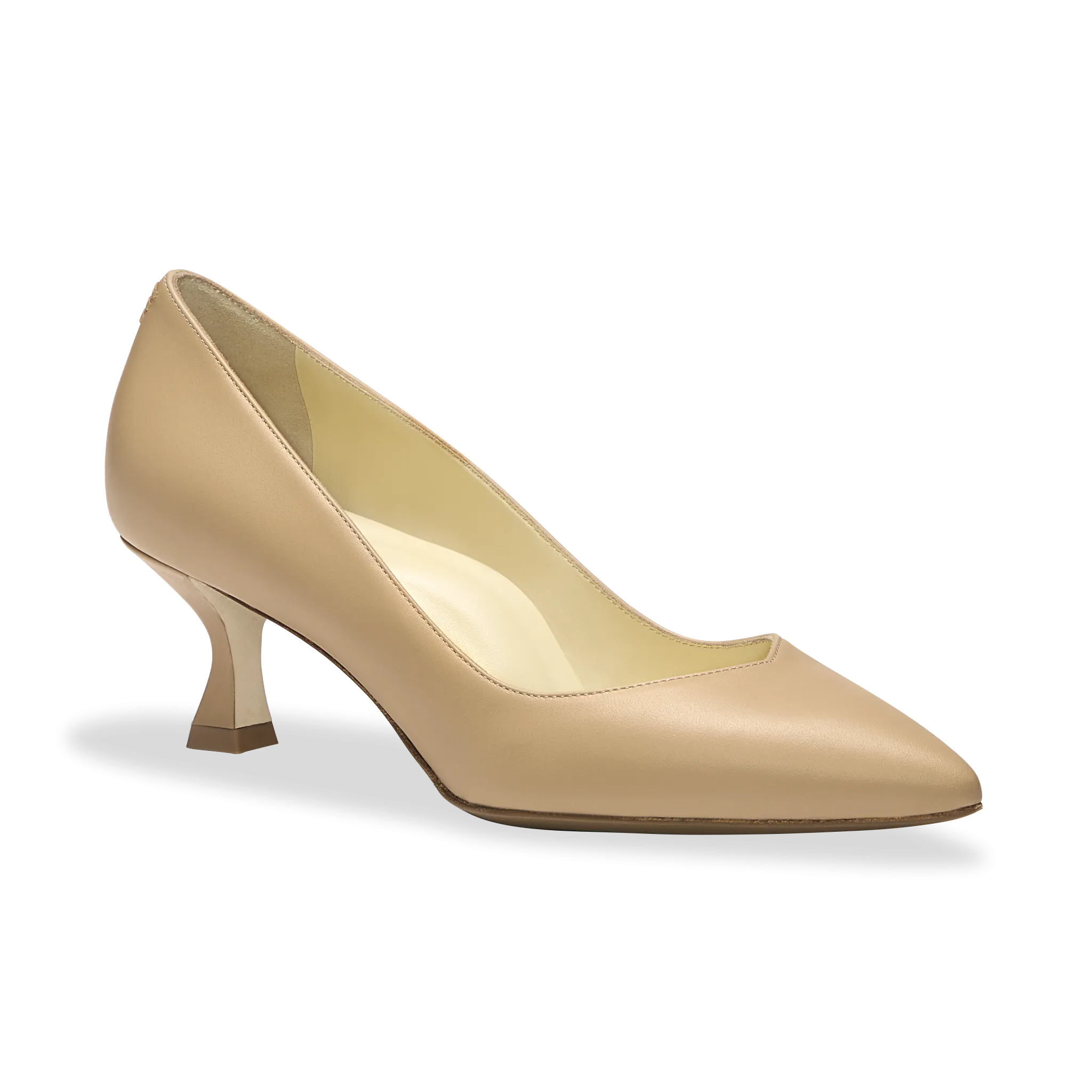 Sarah Flint Perfect Kitten Pump 50 :: Sand Calf