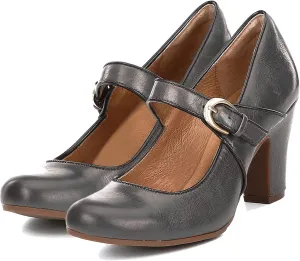 SHODENSE Women Vintage Chunky High Heel Mary Jane Shoes Round Closed Toe Ankle Strap Dress Sandals 3" Block Heels Mary Jane Lolita Pumps Two-Toned Patchwork Buckle Office Lady Wedding Retro 4-11 M US