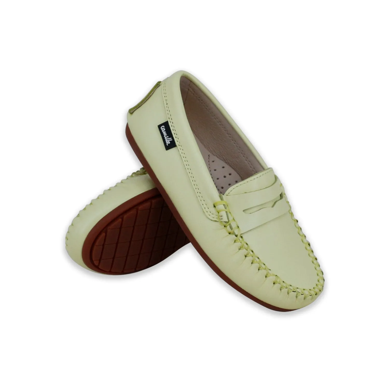shoes basic stella loafer - lime