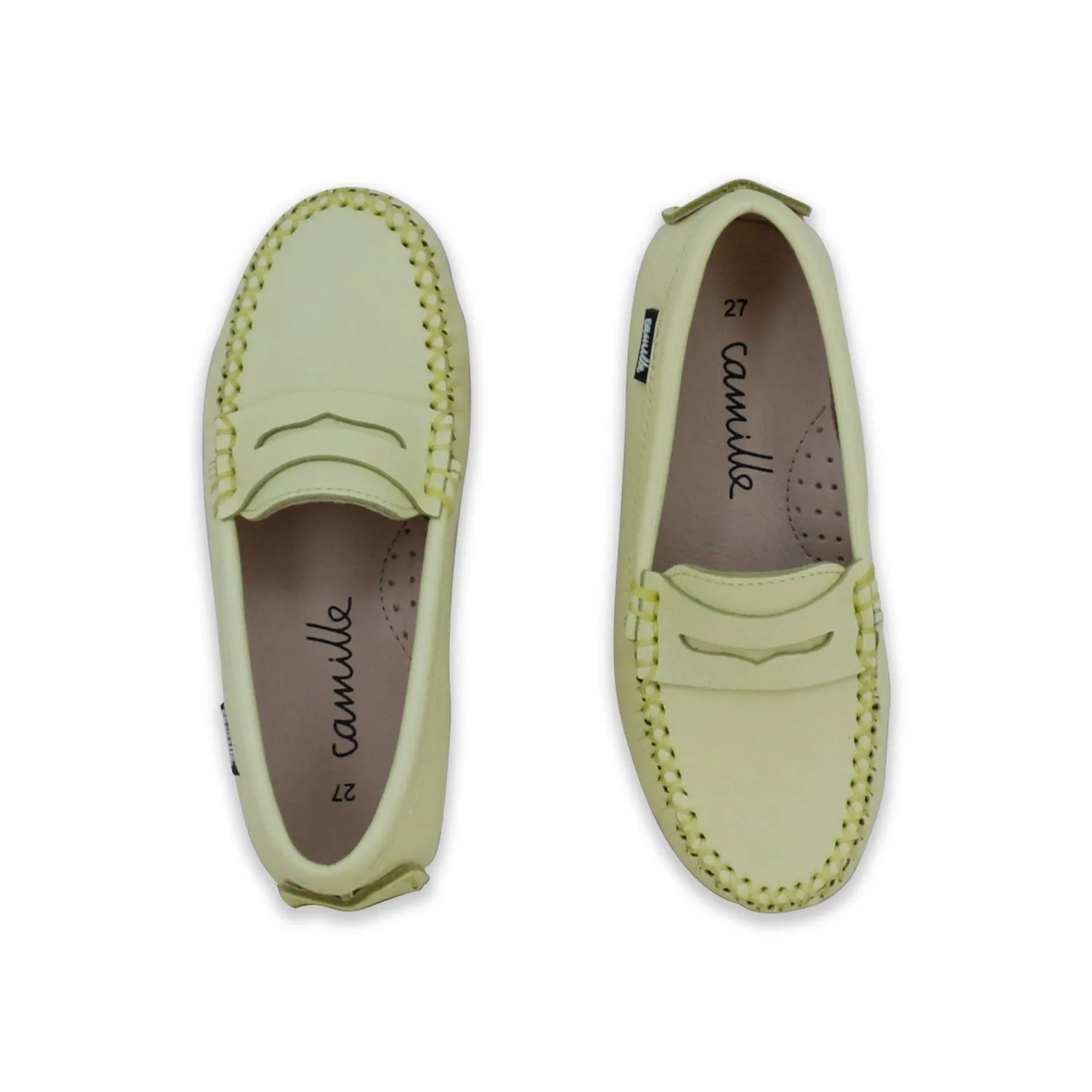 shoes basic stella loafer - lime