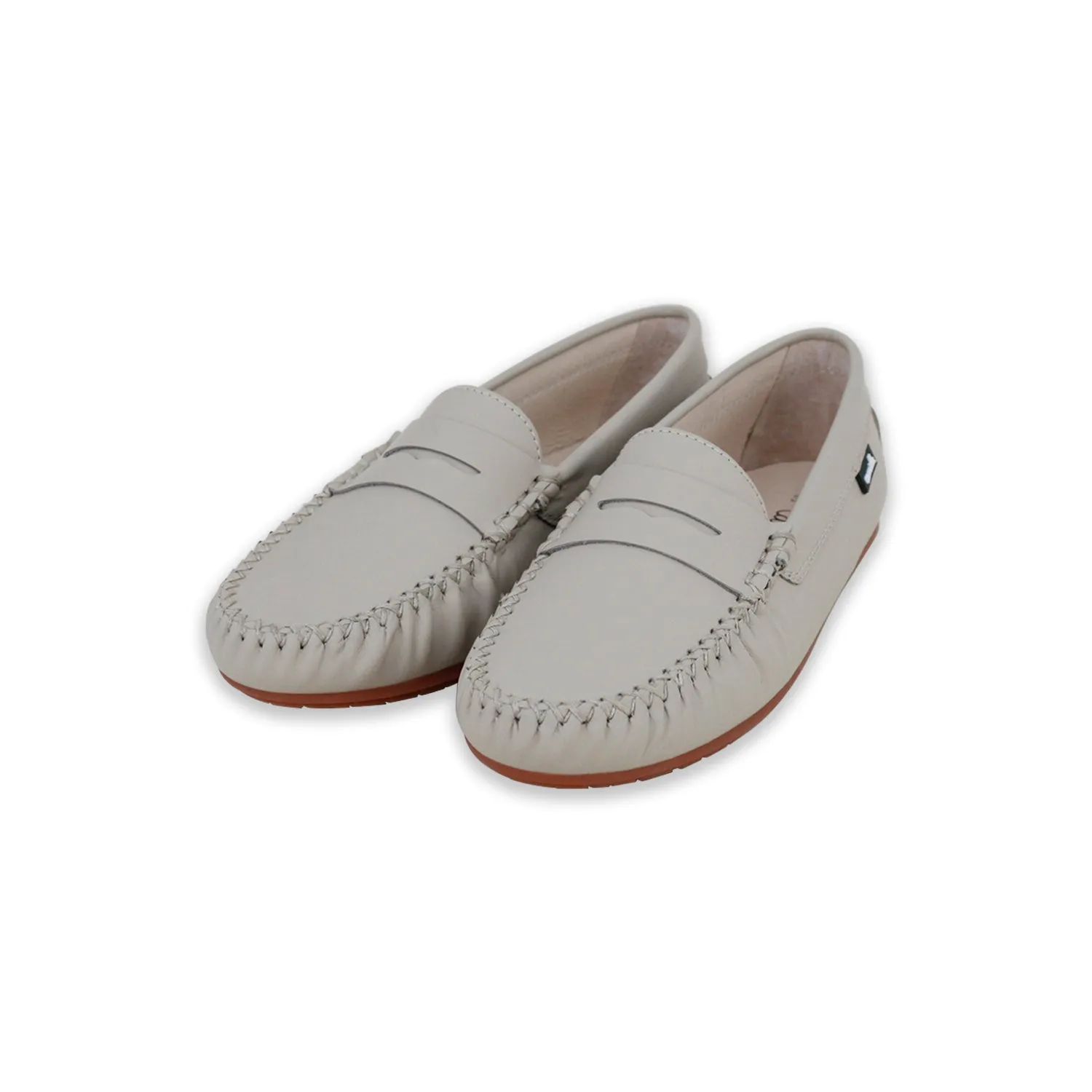 shoes basic stella loafer - stone