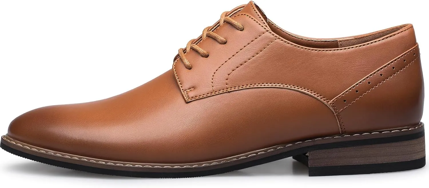 SILENTCARE Men's Oxford Formal Dress Shoes Business Comfortable Classic Lace Up Shoes