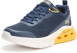 Skechers Men's Bobs Glide Step Arc Waves 2.0-Class Rank Sneaker