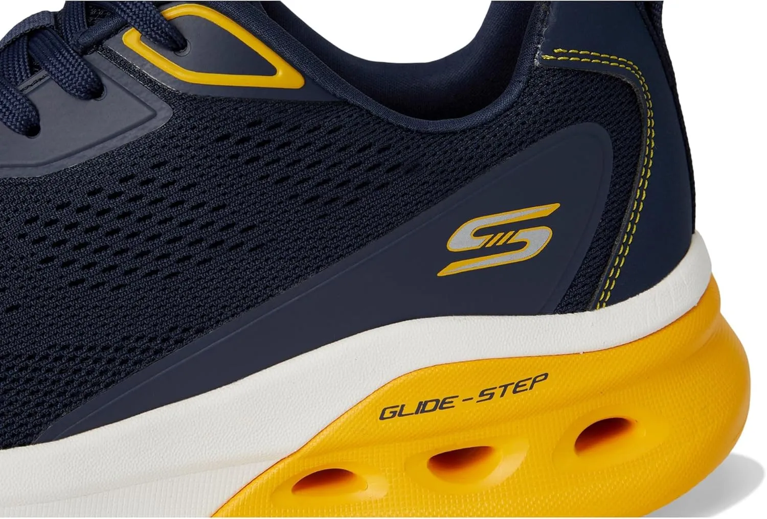 Skechers Men's Bobs Glide Step Arc Waves 2.0-Class Rank Sneaker