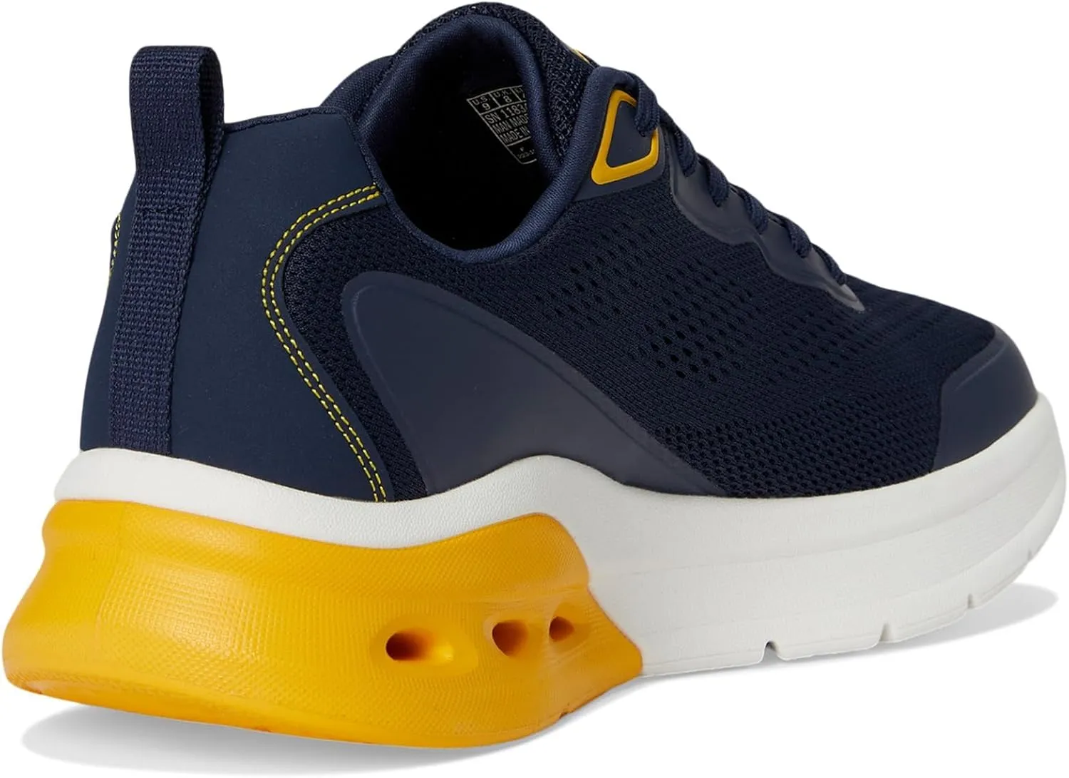 Skechers Men's Bobs Glide Step Arc Waves 2.0-Class Rank Sneaker