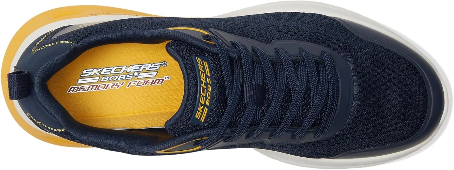 Skechers Men's Bobs Glide Step Arc Waves 2.0-Class Rank Sneaker