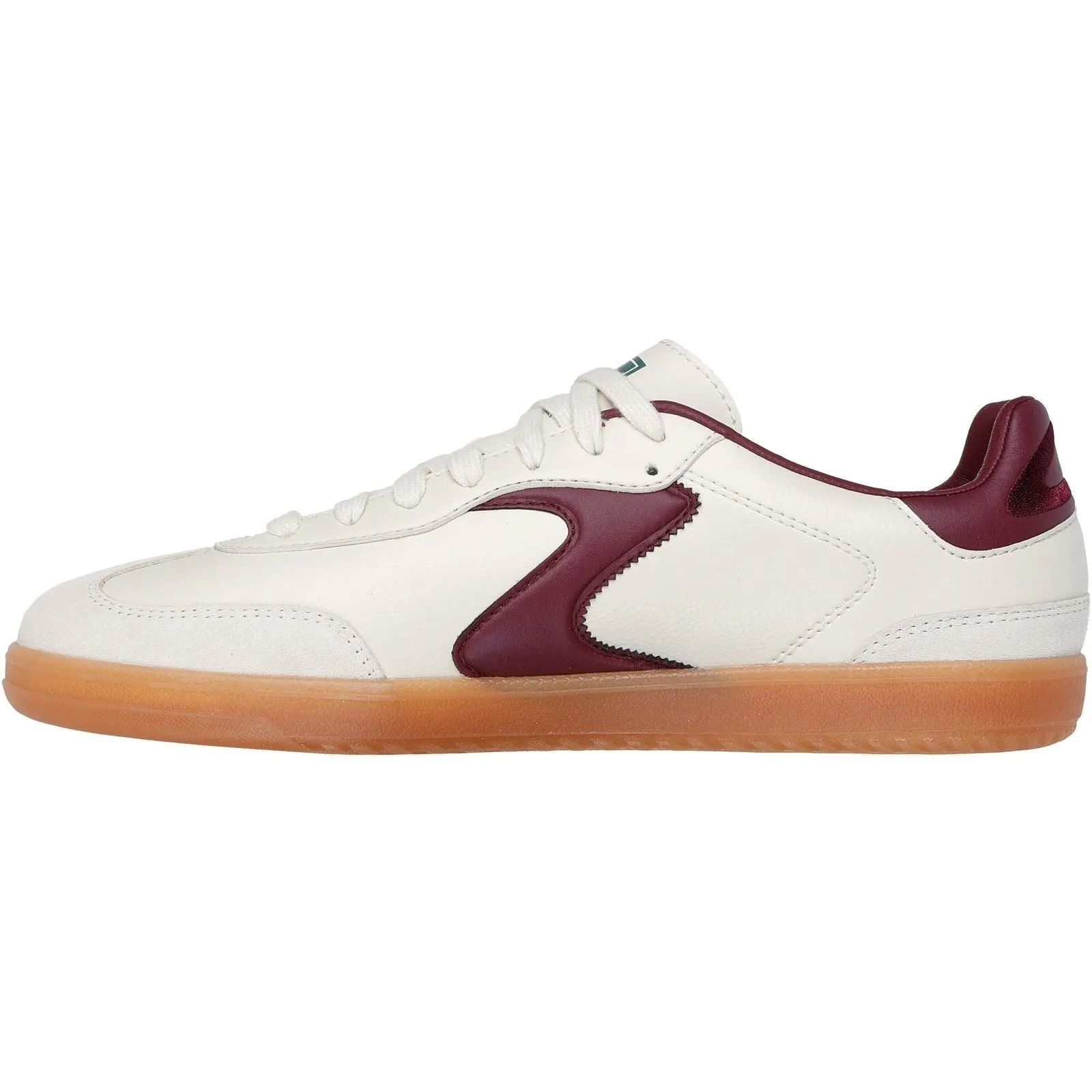 Skechers Men's Hotshot Pyke Trainer in Natural/Burgundy