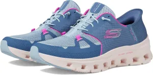Skechers Sport Women's Women's Hands Free Slip-INS Glide-Step PRO Sneaker, SLTP=Slate/Pink, 5