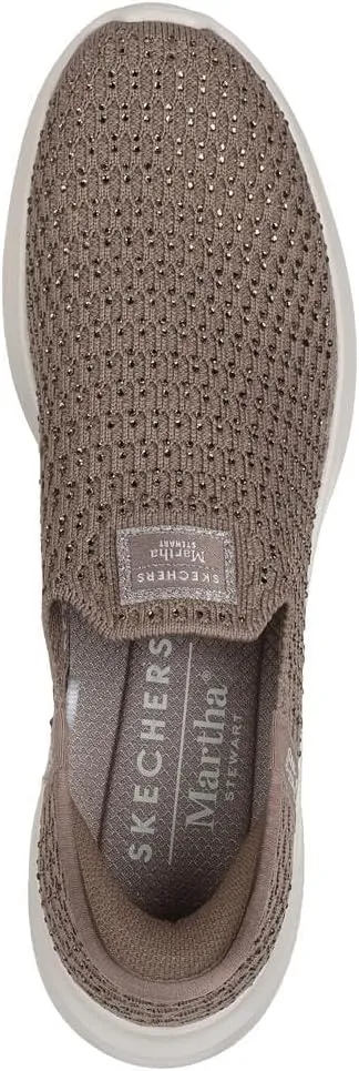 Skechers Women's Martha Stewar Ultra Flex 3.0-Dazzling Hands Free Slip-ins Sneaker