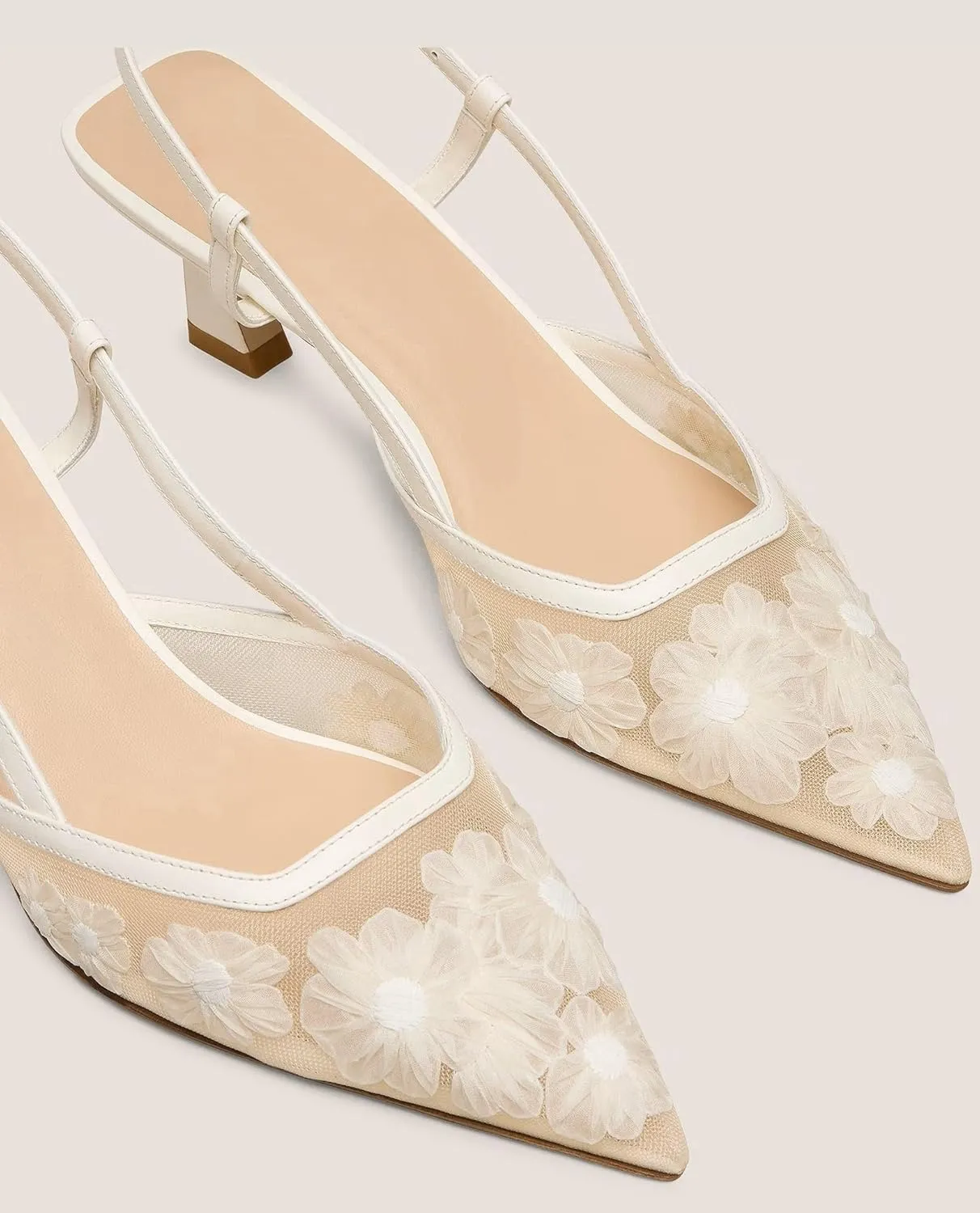 SlingBack Pump Shoes for Women with 2 Inche Heel