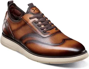 Stacy Adams Men's Edgewood Wingtip Elastic Lace Oxford