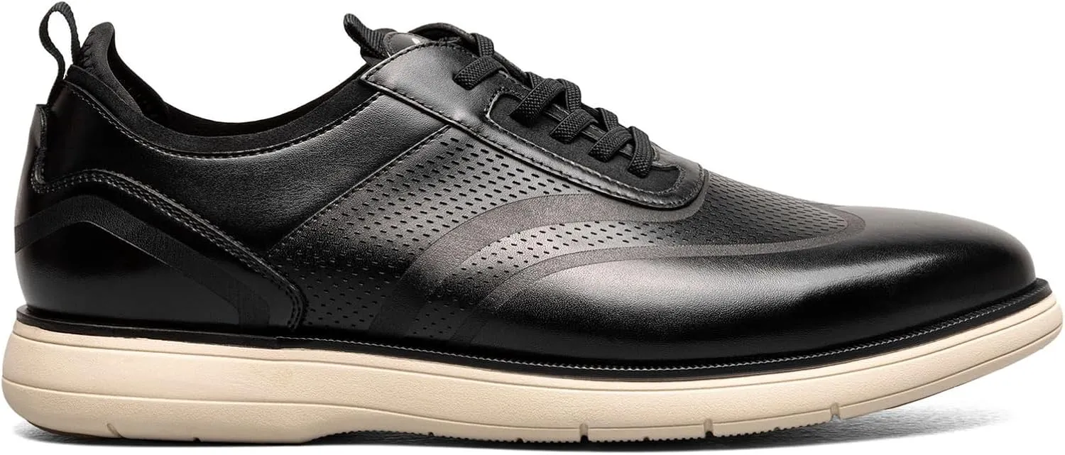 Stacy Adams Men's Edgewood Wingtip Elastic Lace Oxford