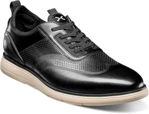 Stacy Adams Men's Edgewood Wingtip Elastic Lace Oxford