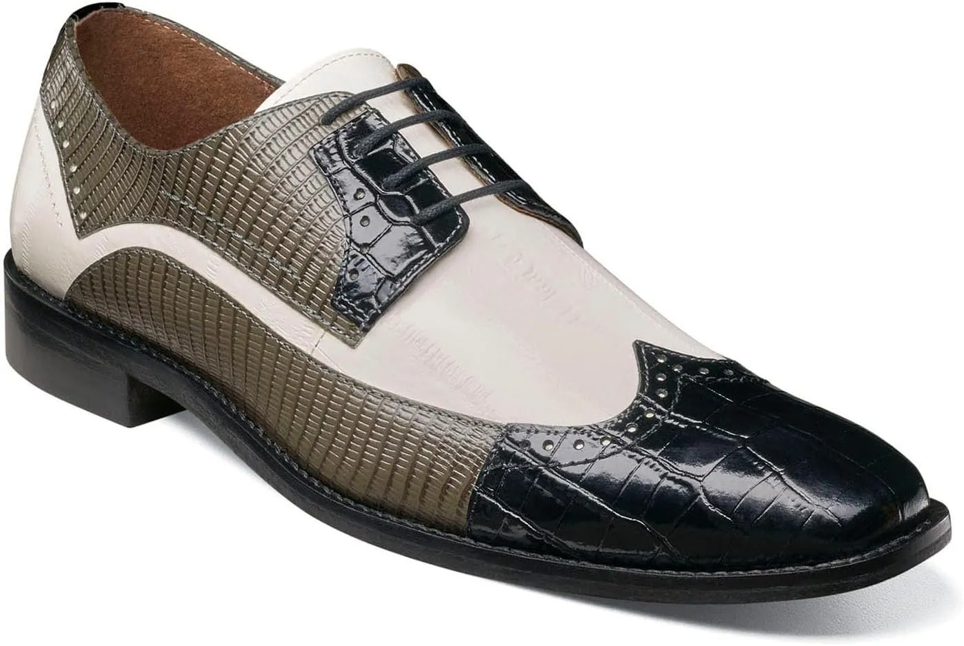 Stacy Adams Men's Gallinari Wingtip Lace Up Oxford